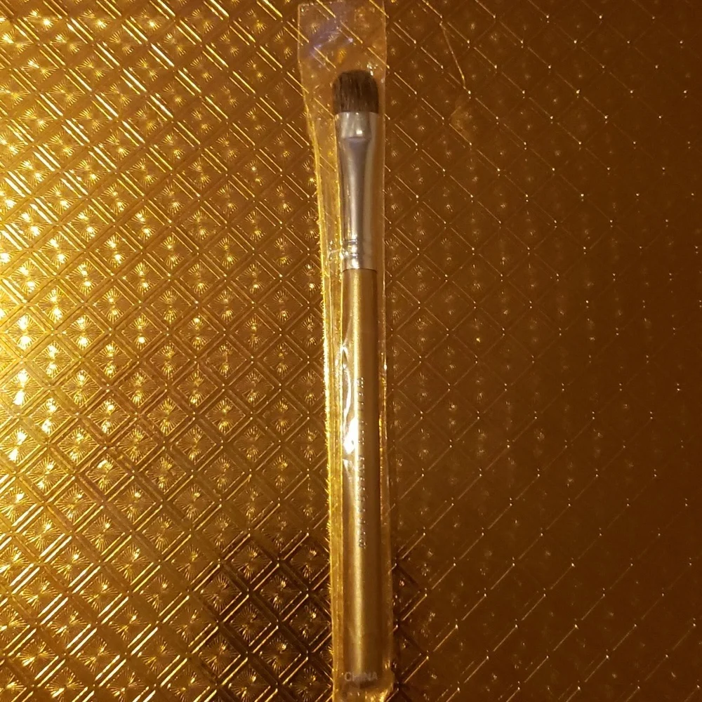 🌟HP🌟❇️🧚‍♀️Bareminerals RARE Lim Ed. Gold Wet/Dry Eyeshadow Brush NWT
